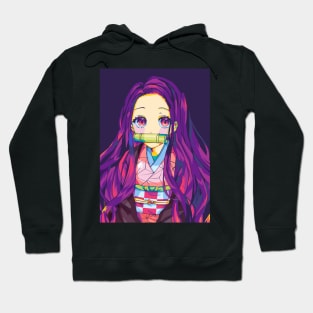 Cute nezuko anime demon slayer Hoodie